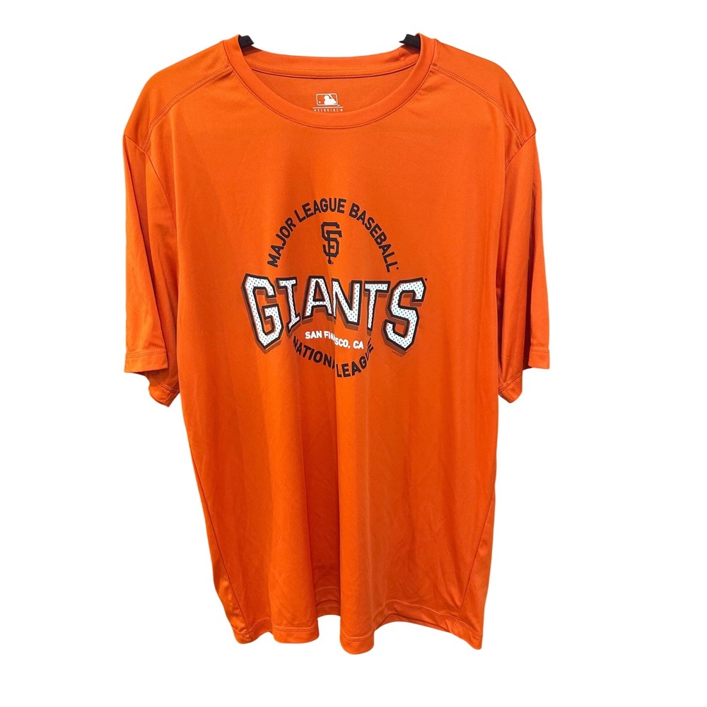 MLB San Francisco Giants Mens XL Orange Performance Graphic T-Shirt 2FR1